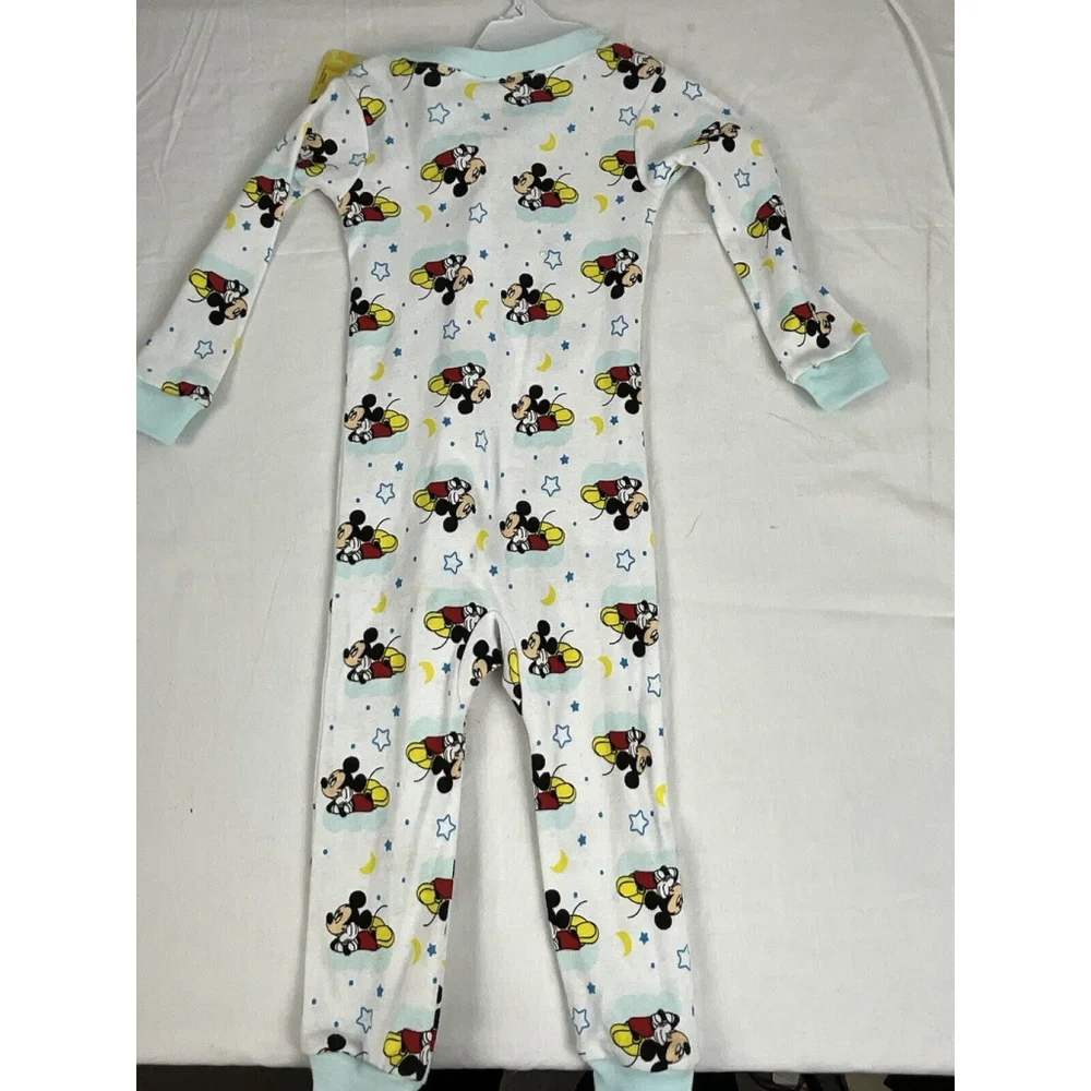 NWT Disney Baby Mickey Mouse SLEEP N PLAY One-piece footed pajamas SZ 24months
